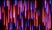 Falling Glowing Red Blue Neon Streak Cascading Rain Line Particles 4K VJ Loop Moving Background