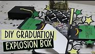 Graduation Explosion Box Tutorial - Cricut Graduation Ideas