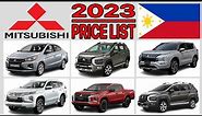 Mitsubishi Price List In The Philippines 2023