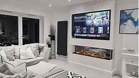 35 Best Electric Fireplace Ideas with TV Above