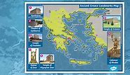 KS2 Ancient Greece Landmarks Map