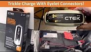 How To Trickle Charge Mercedes Benz Connecting Directly To Battery W/ Eyelet Connectors