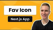 Next.js Fav Icon in App Router