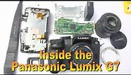 Inside the Panasonic Lumix G7: Camera Lens, Main Motherboard, and Battery