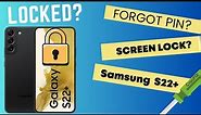 Screen LOCK on Samsung S22 S22 plus or Ultra / Unlock & Remove PIN Password