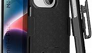 MOTIVE for iPhone 14 Plus Holster Case, Belt Clip Case for Apple iPhone, Shell Holster Combo 14 Plus, Slim Rugged Drop Shockproof Protective Cover with Kickstand (6.7" Plus) | Ranger Series
