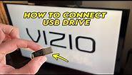 How to Connect USB Drive on Your Vizio TV