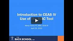 Introduction to CEAS IV: Using the MAC Tool