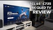 TCL QLED C735 Google TV Review | 65inch 4K Gaming Display