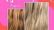 Wella T18 Before and After Results with Instructions