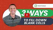 3 Ways to Fill Down Blank Cells in Excel - Excel Campus