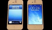 iOS 6 vs iOS 7: Side By Side Comparison