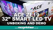 ACE Ze19 32-inch Smart LED TV Unboxing and Demo Video