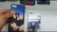 Glossy and Matt (frosted) 3D Sublimation iPhone Case Comparation