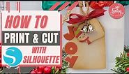 😍 How to Print and Cut with Silhouette: Paper Gift Tags