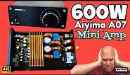 Is it the MOST POWERFUL Mini Amp on Amazon? AIYIMA A07 Amp Dyno Test and Review