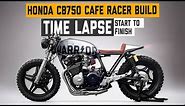 Honda CB750 Cafe Racer 'WARRIOR' Build Time Lapse