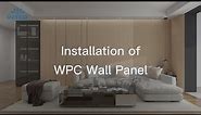 How to Install WPC Wall Panels | WPC Wall Panels Installation - Intco Decor