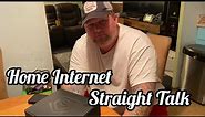 Straight talk unlimited internet unboxing and testing