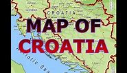 MAP OF CROATIA