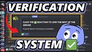 How to make a Discord verification system (2021)