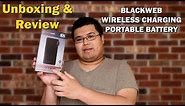 Blackweb 10,000 mAh Wireless Charging Powerbank Unboxing and Review