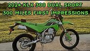 2024 Kawasaki KLX 300 Review | Highway Backroads and Trails | First Thoughts