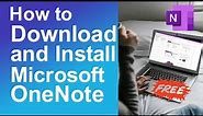 How to Download and Install Microsoft OneNote for free