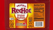 Franks RedHot Original Buffalo Wings Sauce, 1 gal - 1 Gallon Bulk Container of Buffalo Hot Sauce with a Bold, Spicy Flavor Perfect for Wings, Dressings, Dips and More
