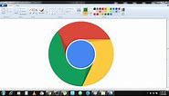 [Requested Video] How to create Google Chrome Logo in MS Paint from Scratch!!!
