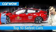 Top 10 SAFEST cars of 2019 - including the Tesla Model 3!
