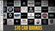 W.C.E -370 Car Brands (A-Z) (Company Logos - Countries - Founded)