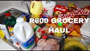 R600 Grocery haul|Student friendly|Budget friendly|South African youtuber
