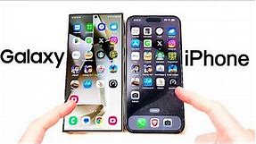 Galaxy S24 Ultra vs iPhone 15 Pro Max Speed Test