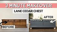 Lane Cedar Chest Makeover | 3 Minute Makeover