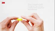 3M Ear Plugs, 200 Pairs/Box, E-A-Rsoft Yellow Neons 312-1250, Uncorded, Disposable, Foam, NRR 33, Drilling, Grinding, Machining, Sawing, Sanding, Welding, 1 Pair/Poly Bag