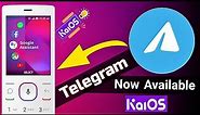 How to use Telegram apps on KaiOS phone | KaiOs phone in Bangladesh | Kaios Tutorial