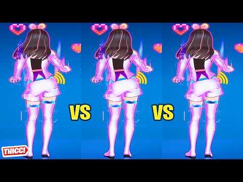 Fortnite KizunaAI Skin Party Hips 1 Hour Version Thicc 🍑😘 New Item Shop Vtuber Girl 😍 Zoomed In 😜 4K