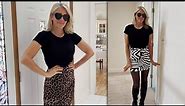 ANIMAL PRINT MINISKIRTS AND SNAKESKIN BOOTS: CHEETAH OR ZEBRA?....... Fashion Review
