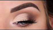 Half Cut Crease Eyeshadow Tutorial for Beginners | ABH Soft Glam Palette