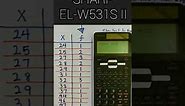 How to use Sharp EL-W531S II to find Mean and Standard Deviation.