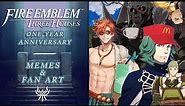 Voice Cast of Fire Emblem Three Houses Tell Us Their Favorite MEMES & Fan Art | FE3H Anniversary