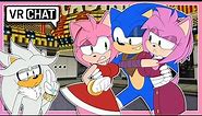 Boom Sonic Flirts With 2 Amys?! [Feat: Silver] (VR Chat)