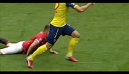 Phil Jones head tackle vs Arsenal FC