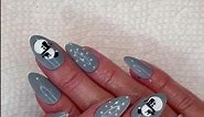Winter Gray Nails 🩶