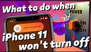 iPhone 11 or iPhone 11 Pro (Max) Won’t Turn Off? 6 Quick & Easy Fixes | Unfreeze Stuck Screen