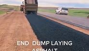 Ya gotta be smooth with it 🎥 #asphalt #hauling #dumptrucks #asphaltpaving #construction_20231020 | Asphalt Solutions