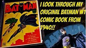LET'S LOOK INSIDE BATMAN #1 FROM 1940 ORIGINAL COMIC BOOK