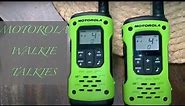 Motorola Waterproof Multi-function Walkie Talkies Unboxing, Use, and Review [Motorola Walkie Talkie]