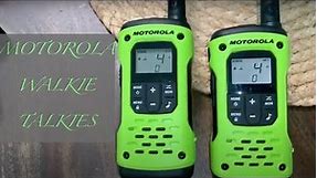Motorola Waterproof Multi-function Walkie Talkies Unboxing, Use, and Review [Motorola Walkie Talkie]